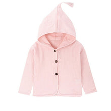 Load image into Gallery viewer, Tops Shirt Girls Jackets Kids 2018 New Baby Boys Clothing Tassel Hat Design Cotton Linen Children Cardigan 1-6Y Blouse Toddler