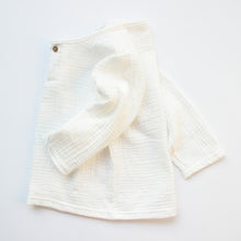 Load image into Gallery viewer, children t shirts fashion linen pleated boys t shirt children t-shirt 2022 summer baby boys girls t-shirt children clothes kids