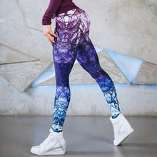 Load image into Gallery viewer, Black Heart Shape Booty Sports Pants Woman PU Leather Patchwork Skinny Pant Women Leggins Push Up Workout Sport Yoga Leggings