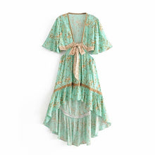 Load image into Gallery viewer, Boho Mama sexy peek a boo back dress