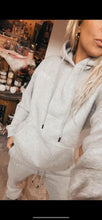 Load image into Gallery viewer, Snow grey LOV sweatsuit
