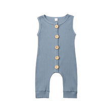 Load image into Gallery viewer, Tycen&#39;s im as cute as a button jumpsuit sizes newborn -12m
