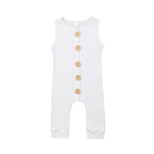 Load image into Gallery viewer, Tycen&#39;s im as cute as a button jumpsuit sizes newborn -12m
