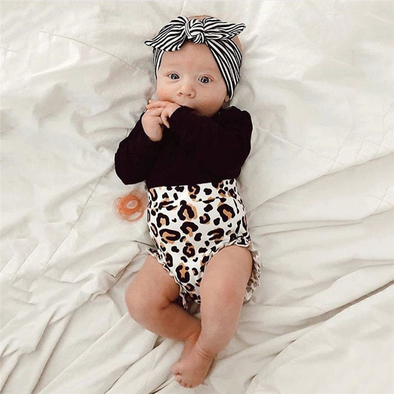 Aliyah's leopard high waist set