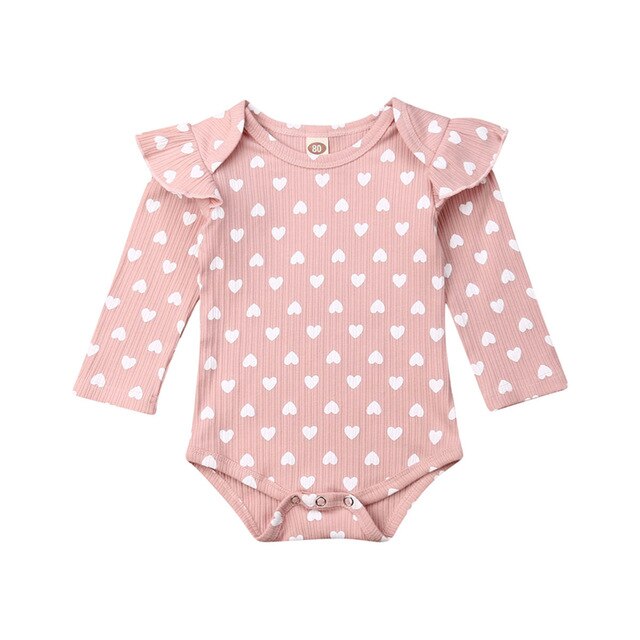 Ava's heart onsie