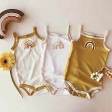 Load image into Gallery viewer, Tiah's rainbow baby tank onsies
