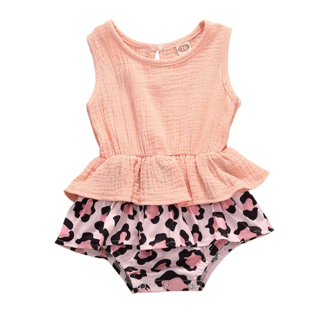 Aliyahs Leopard Layered romper