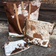 Load image into Gallery viewer, Boho Cowhide Handbag
