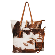 Load image into Gallery viewer, Boho Cowhide Handbag
